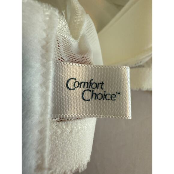 Comfort Choice NWOT Women's 46C Easy Enhancer Unlined Wireless Classic Lace Bra - Picture 5 of 10